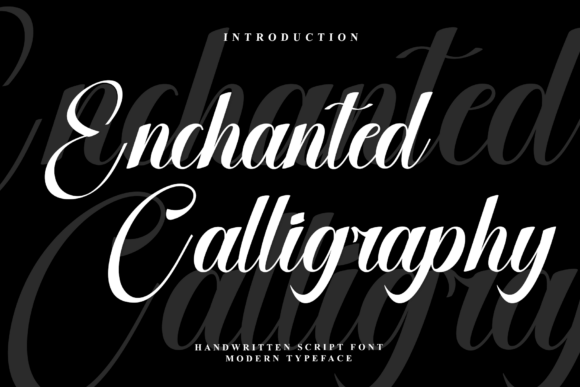 Enchanted Calligraph: A Modern Script for Timeless Design