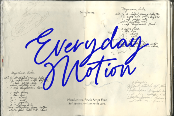 Everyday Motion: Capturing Spontaneity in Handwritten Design
