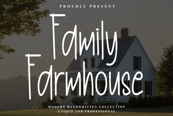 Family Farmhouse: A Modern Script with Autumn Soul