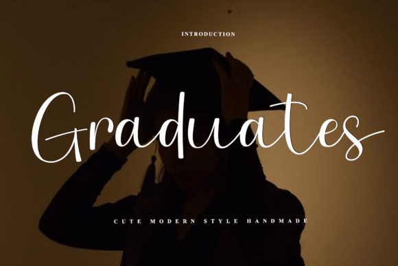 Graduates: A Handwritten Font for Timeless Branding