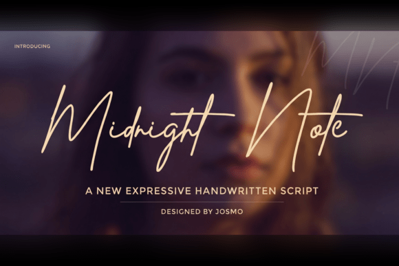 Midnight Note: The Handwritten Font for Authentic Projects