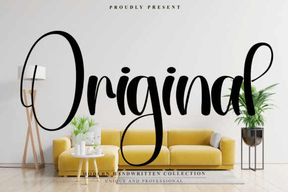 Original: A Handwritten Font with Smart, Adventurous Appeal
