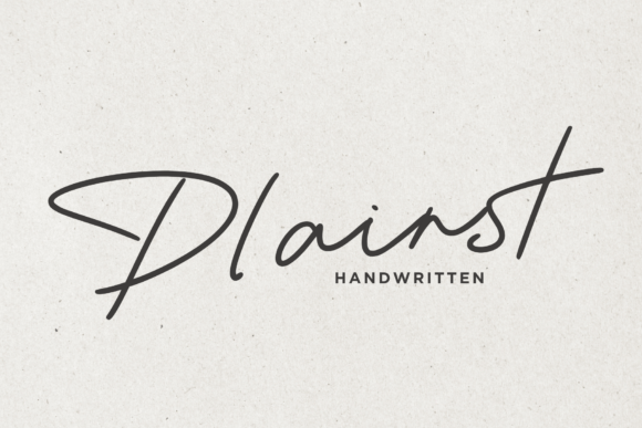 Plainst: The Monoline Handwritten Font for Modern Brands