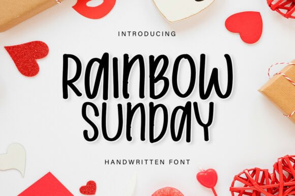 Rainbow Sunday: A Handwritten Font with Weekend Soul