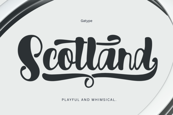 Scotland: A Modern Script Font with Bold Personality