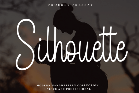 Silhouette: A Modern Handwritten Font for Crisp Branding