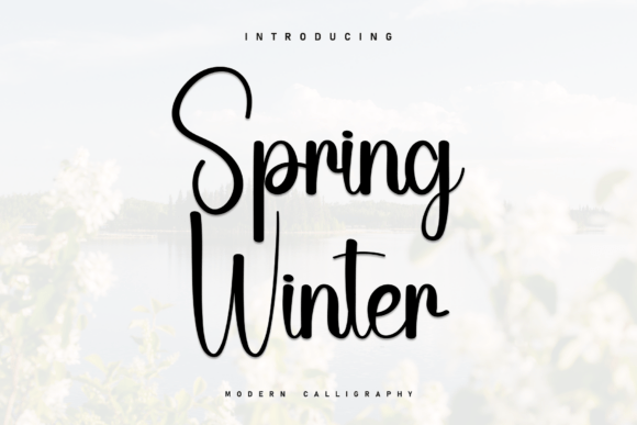 Spring Winter: Crafting Cozy, Authentic Design with a Handwritten Font